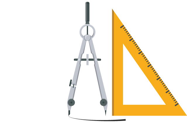 Inspección técnica de edificios Compás y escuadra